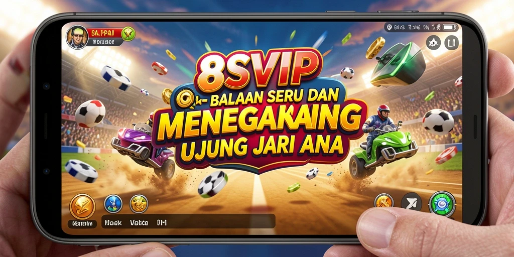 Tampilan menarik dalam gameplay balapan 8SVIP.