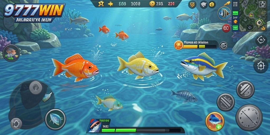 Gameplay Tembak Ikan yang menegangkan di 9777WIN.