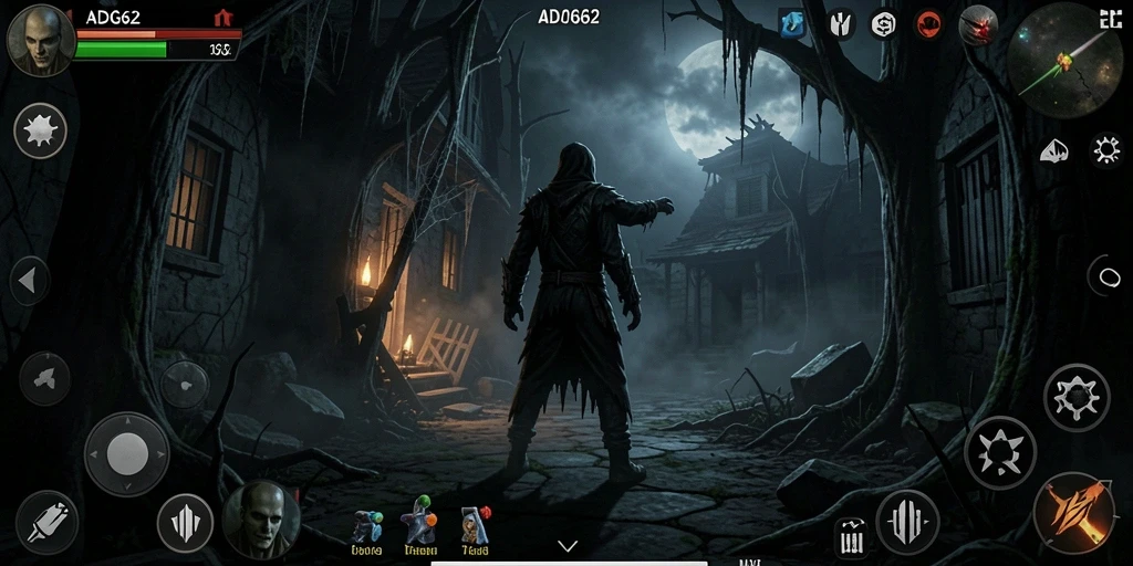 Gameplay menegangkan ADG62 dengan suasana Horror yang mencekam.