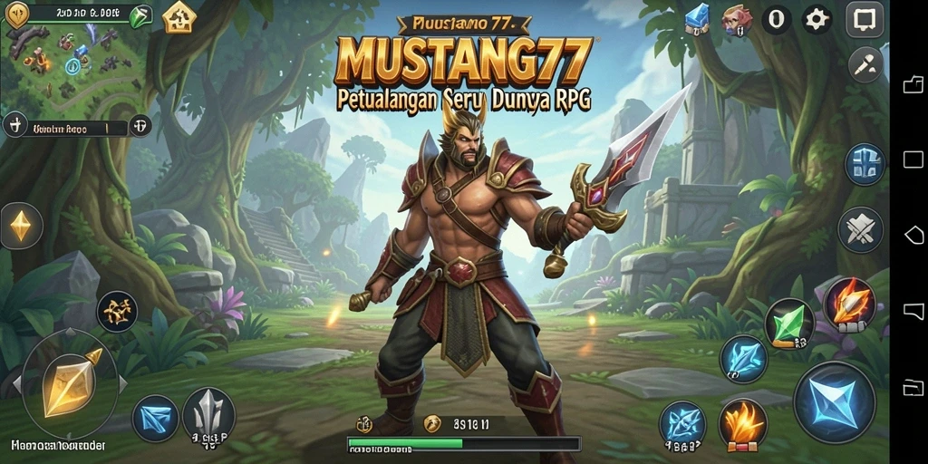 Tampilan gameplay RPG yang menarik penuh petualangan.