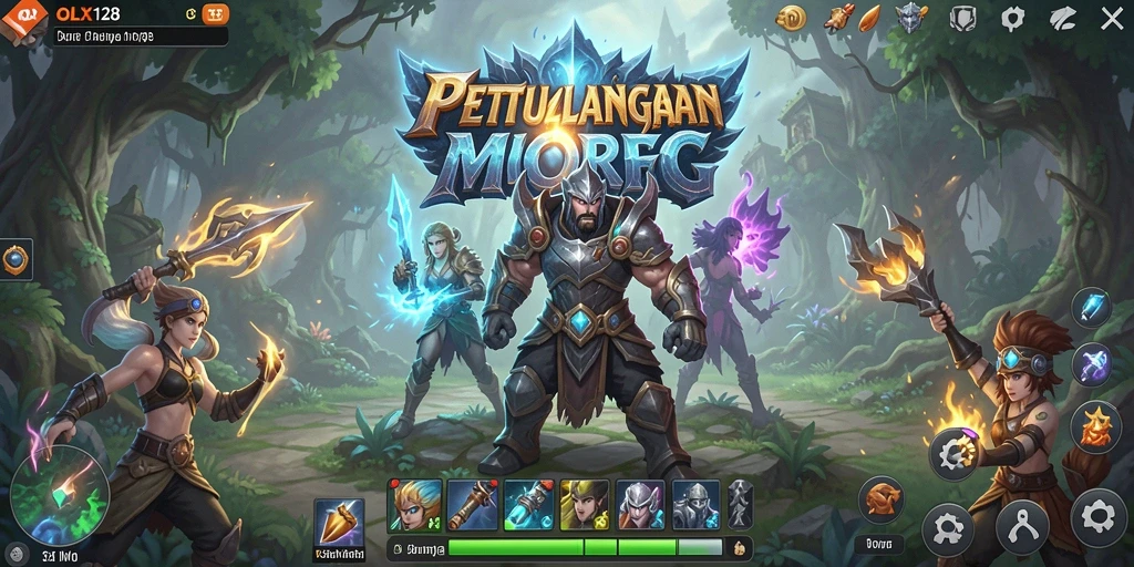 Tampilan gameplay OLX128 yang menegangkan dan menakjubkan.
