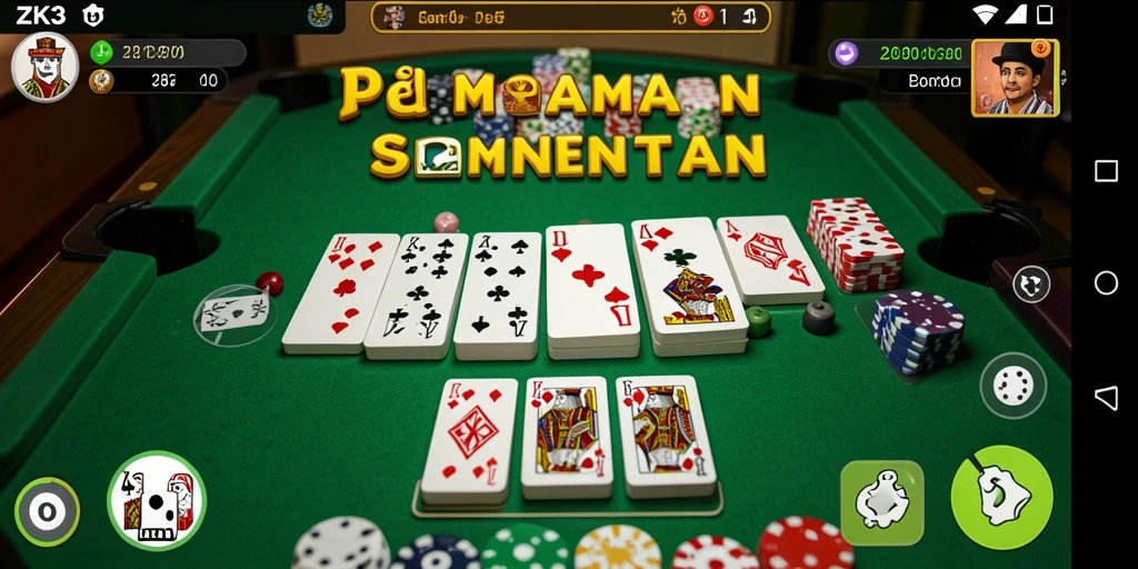 Tampilan gameplay seru di ZK3 yang menggugah semangat bermain.